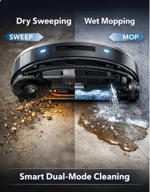 Dual-mode sweeping and mopping cleaning robot