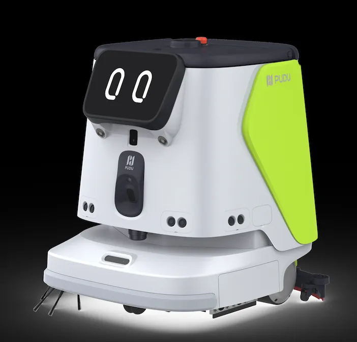PUDU CC1 Pro: Automatically performs sweeping
